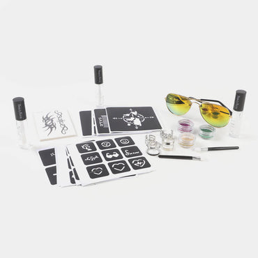 DIY Artificial Tattoo Design & Paint Set For Girls